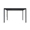 Zestaw Pergola ogrodowa tarasowa aluminiowa NORDVIC Skyline 3 x 4 m Antracyt + Żaluzja 123cm